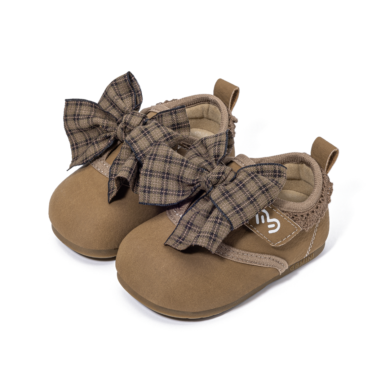 Puffkin - Barefoot Bow Sneaker Soft Sole - Toddler Girls
