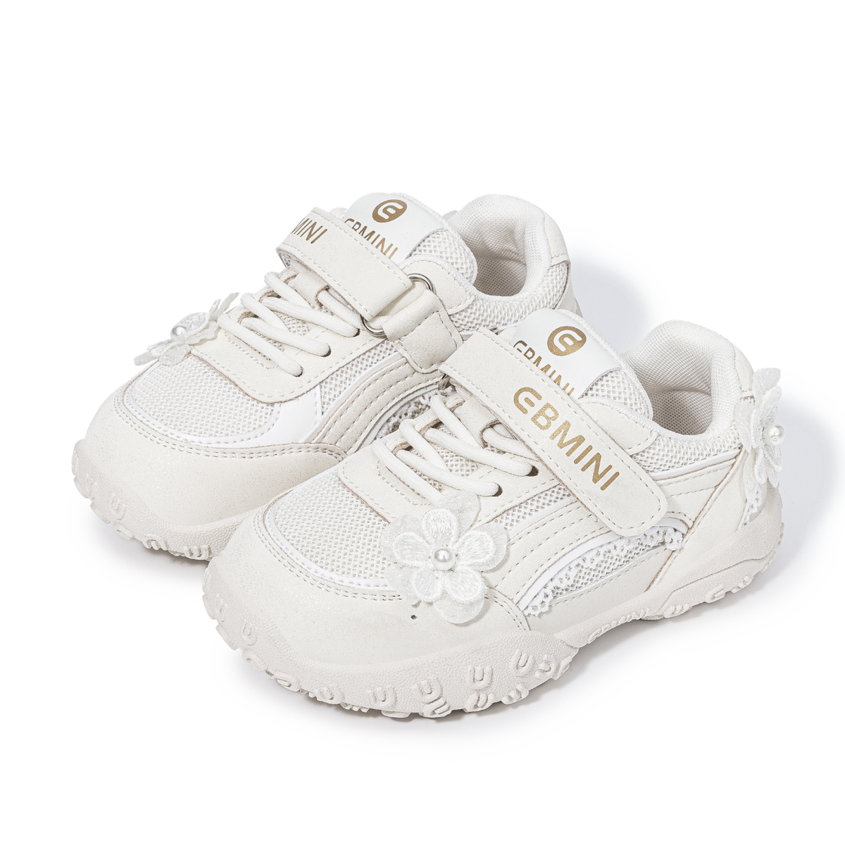 Puddle - Barefoot Flower Sneaker Wide Toe - Toddler Girls