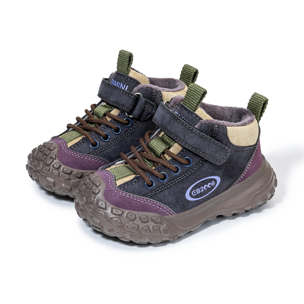 Briar - Barefoot High Top Boot Wide Toe - Toddler Boys Girls
