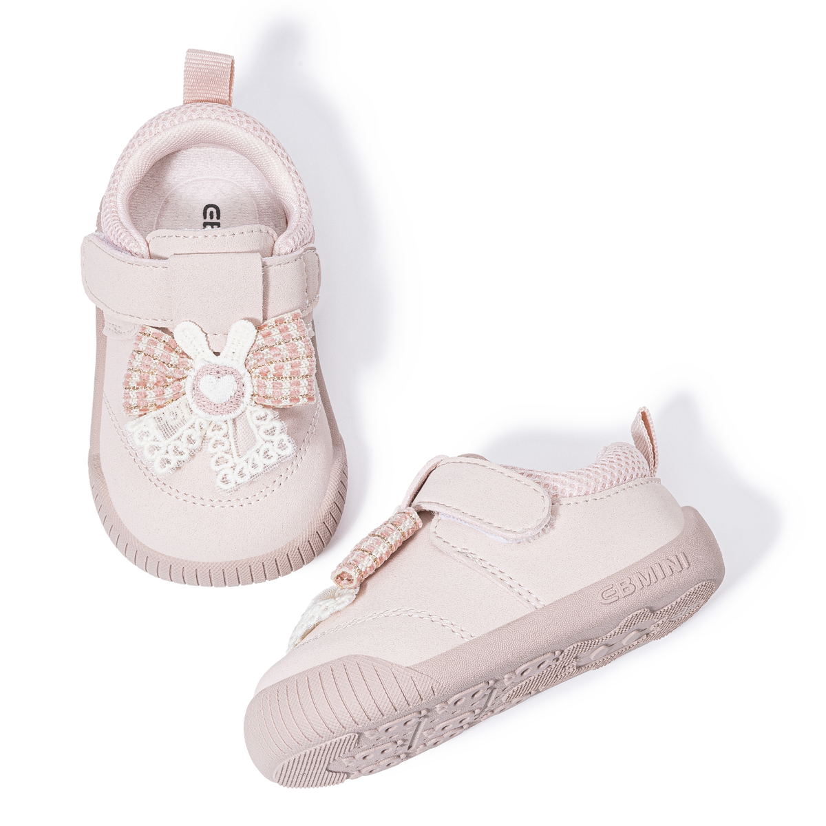Mulberry - Barefoot Bunny Bow Sneaker - Toddler Girls