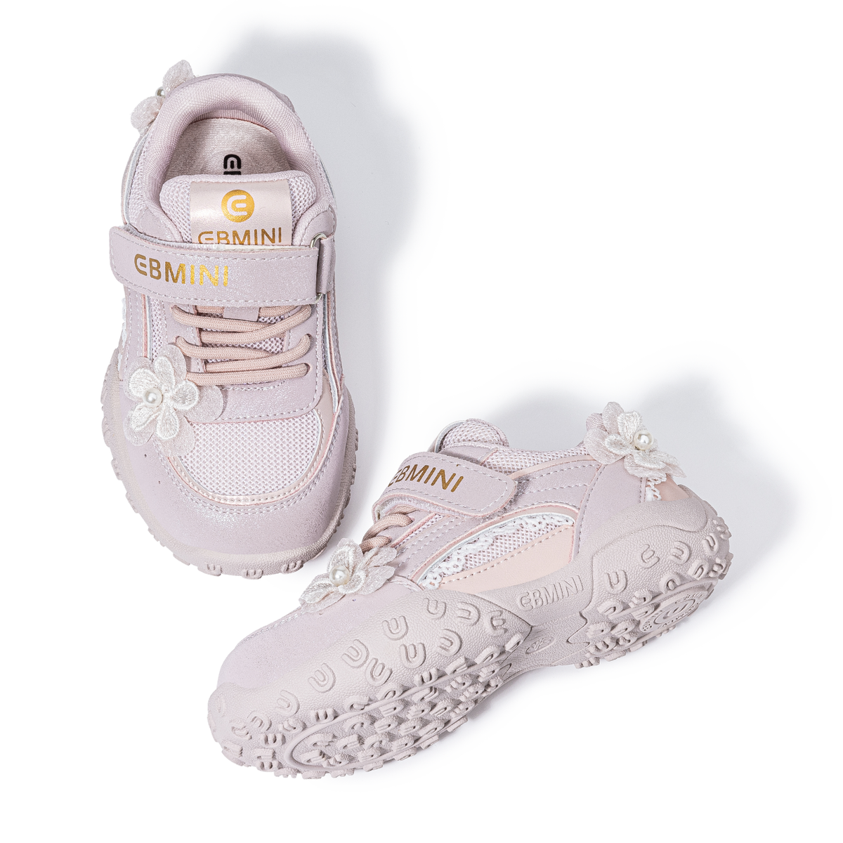 Puddle - Barefoot Flower Sneaker Wide Toe - Toddler Girls