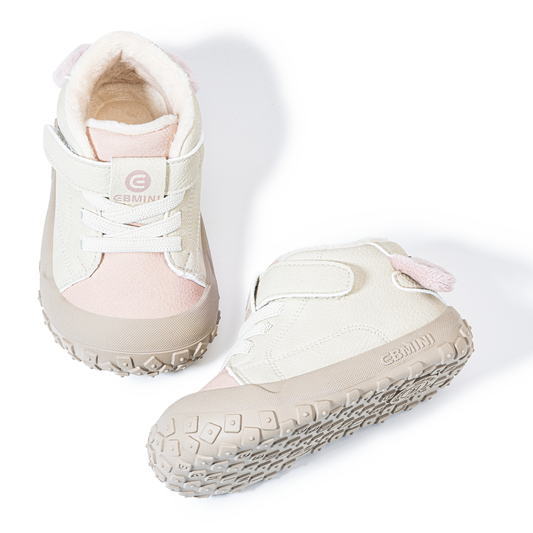Honeybee - Barefoot Warm High Top Sneaker - Toddler Boys Girls