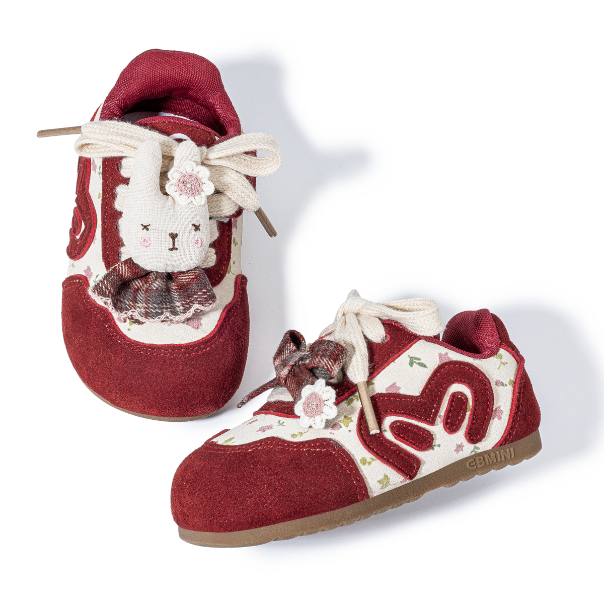 Skippykin - Barefoot Wide Toe Floral Sneaker - Toddler Girls Boys