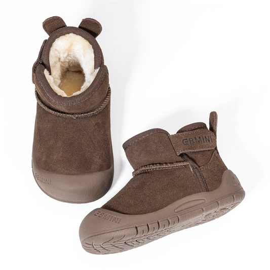 Cobble - Barefoot Fur Winter Boot - Toddler Boys Girls