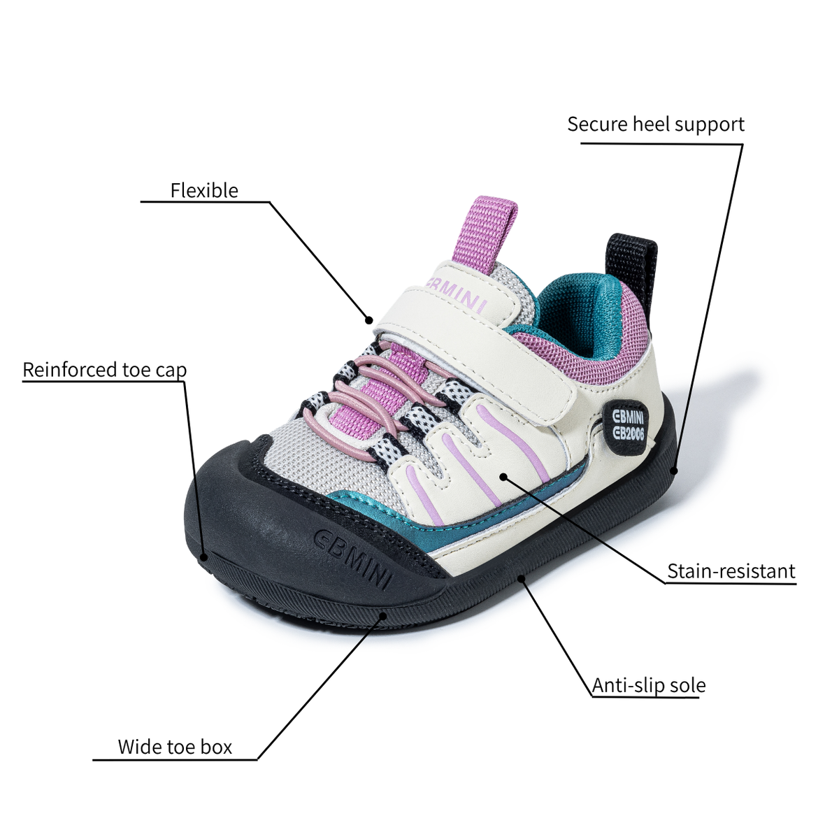 Snuggle - Barefoot Wide Toe Sneaker - Toddler Boys Girls