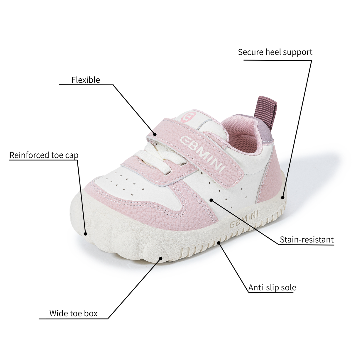 Fledge - Barefoot Wide Toe Sneaker - Toddler Boys Girls
