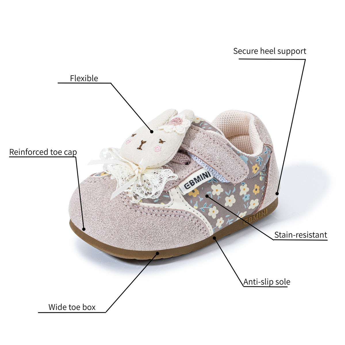 Pip - Barefoot Wide Toe Sneaker - Toddler Girls