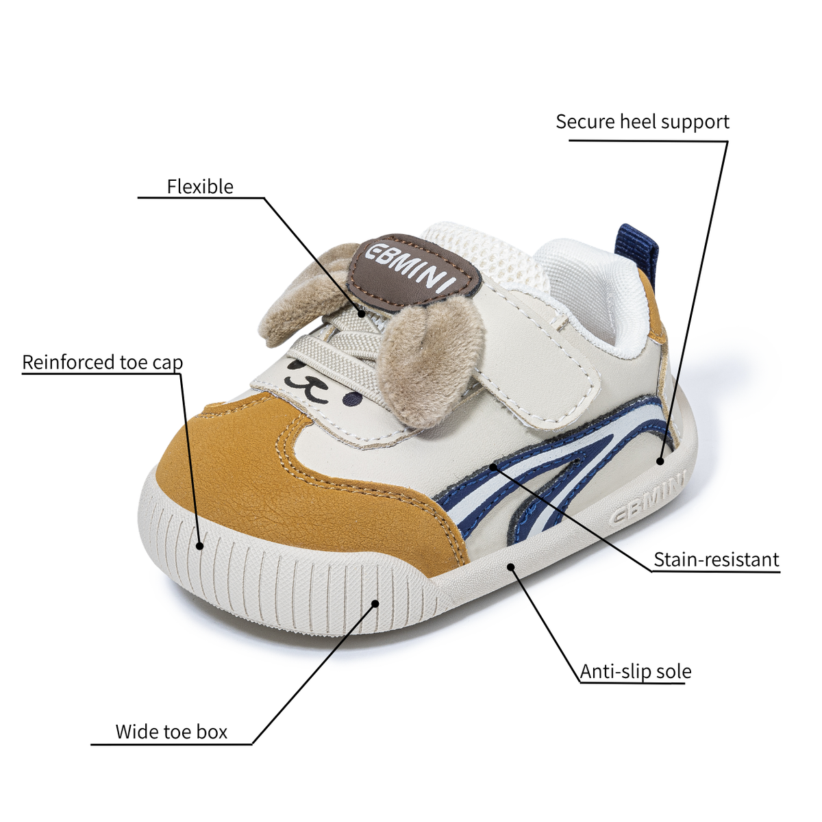 Kit - Barefoot Wide Toe Sneaker - Toddler Boys Girls