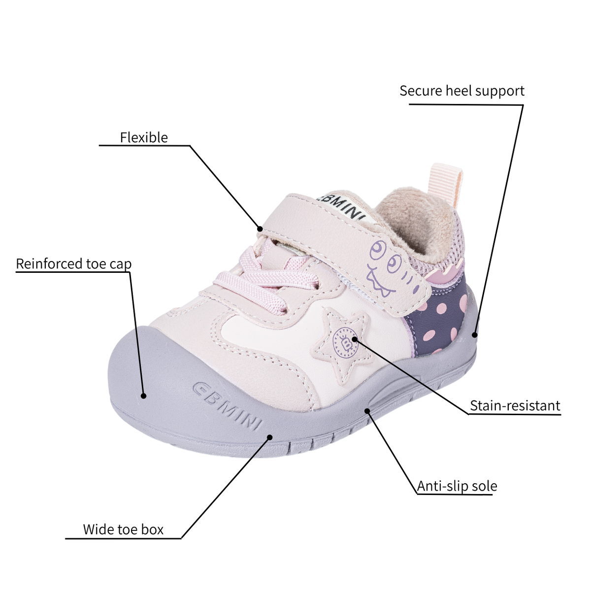 Tumbleweed - Barefoot Cozy Sneaker - Toddler Boys Girls