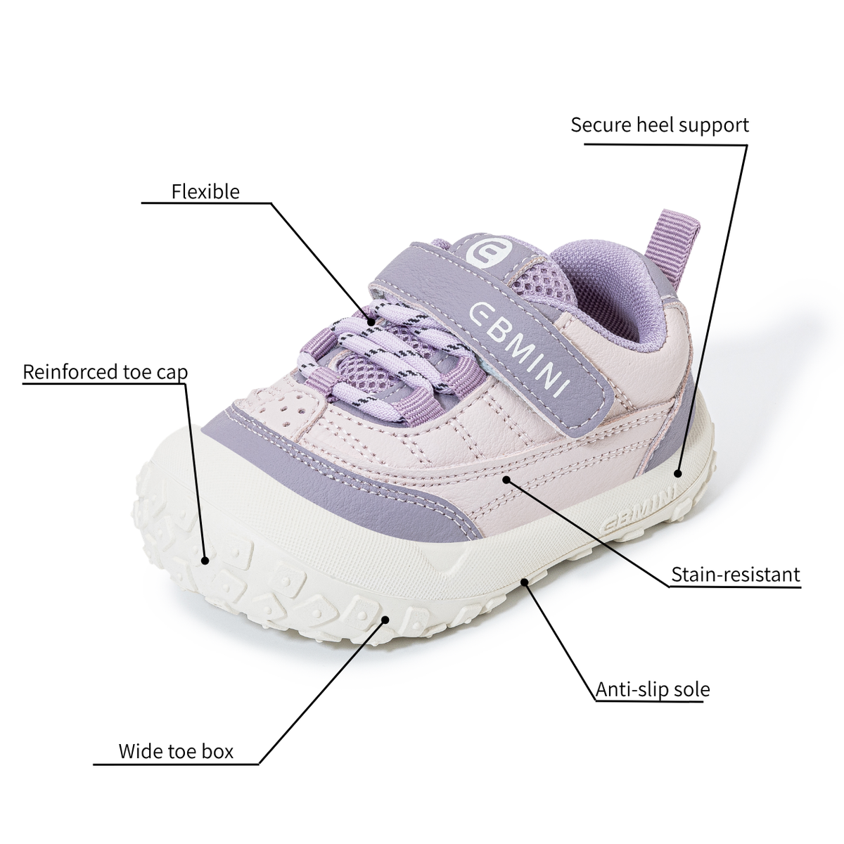 Ember - Barefoot Flexible Sneaker - Toddler Boys Girls