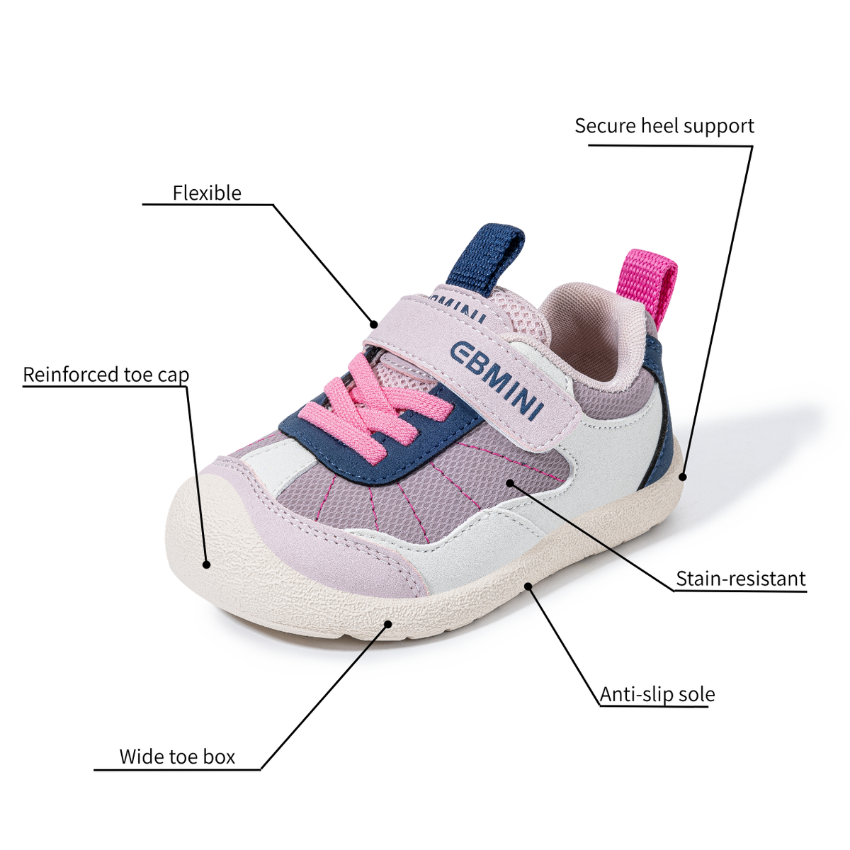 Trot - Barefoot Wide Toe Sneaker - Toddler Boys Girls