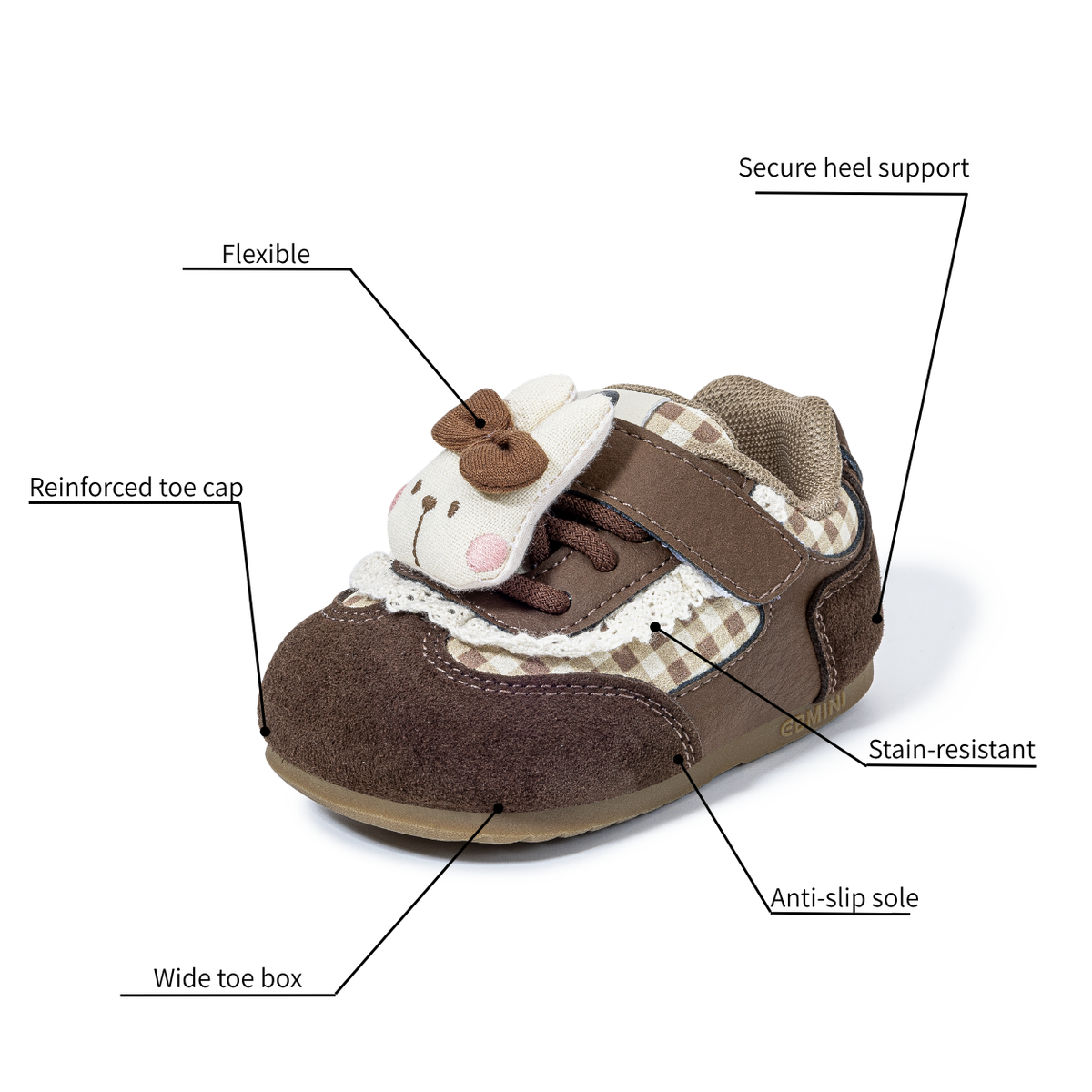 Bunny - Barefoot Wide Toe Sneaker - Toddler Boys Girls