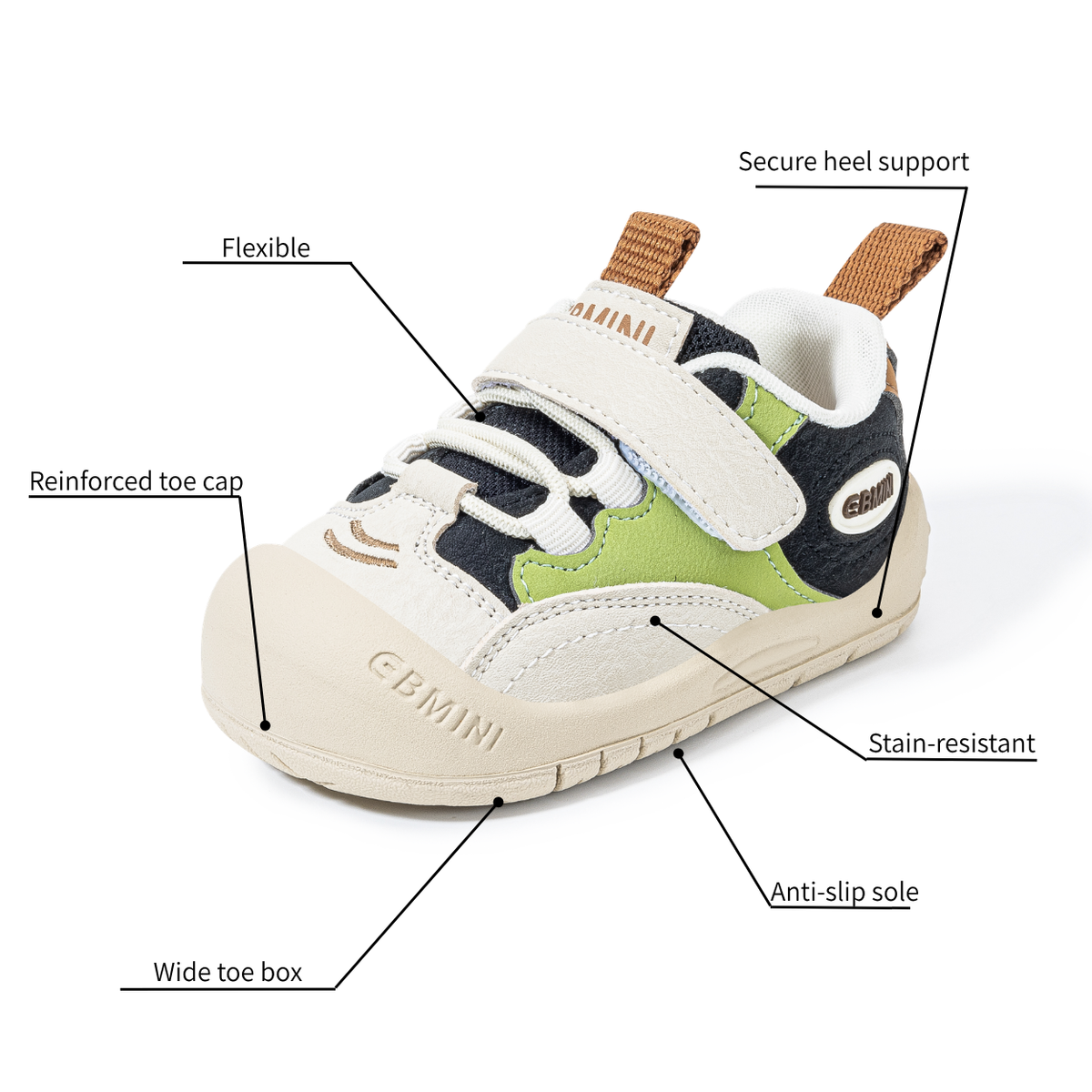 Birch - Barefoot Wide Toe Sneaker - Toddler Boys Girls
