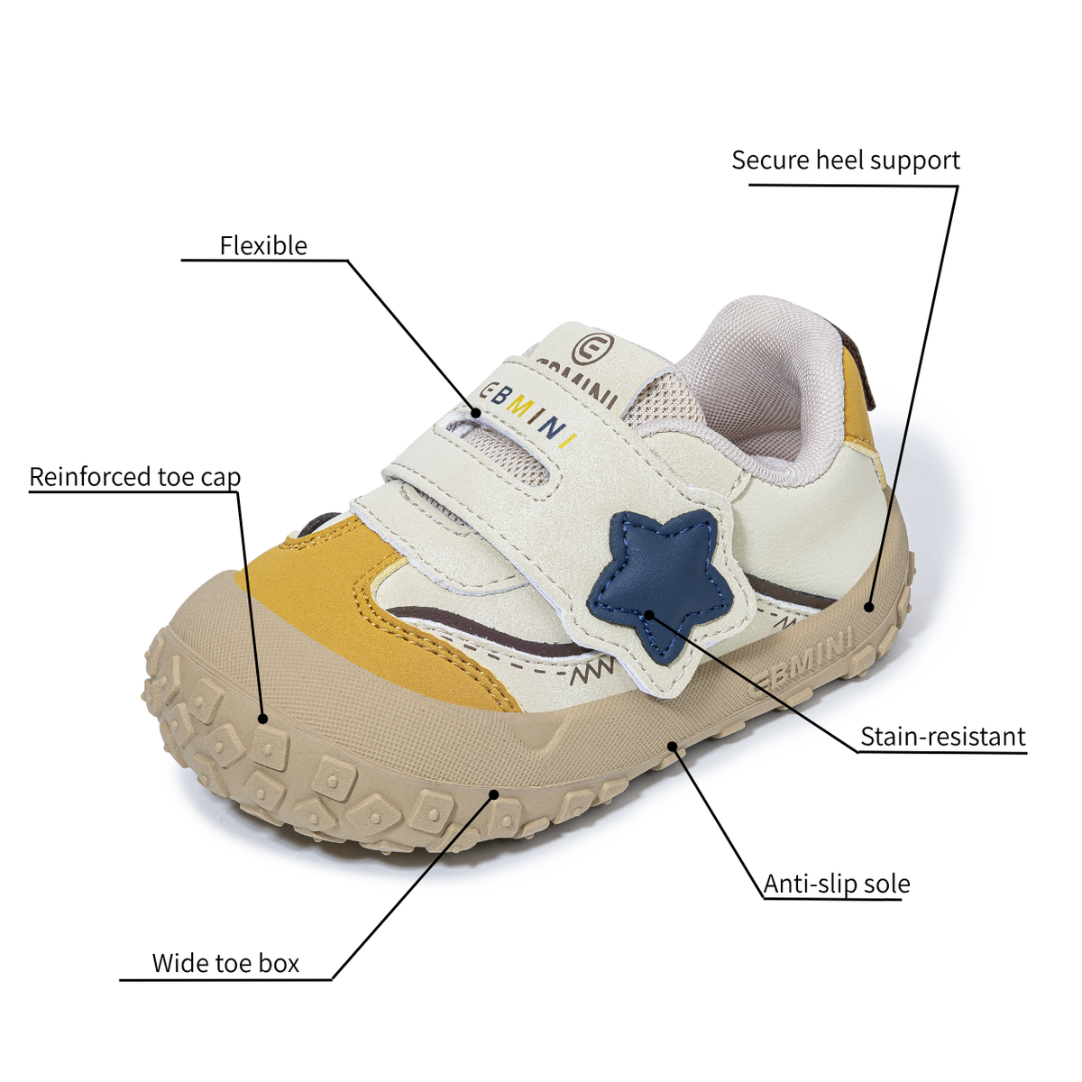 Maple - Barefoot Wide Toe Sneaker - Toddler Boys Girls