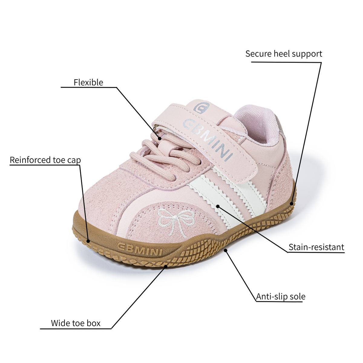 Primrose - Barefoot Wide Toe Sneaker - Toddler Boys Girls