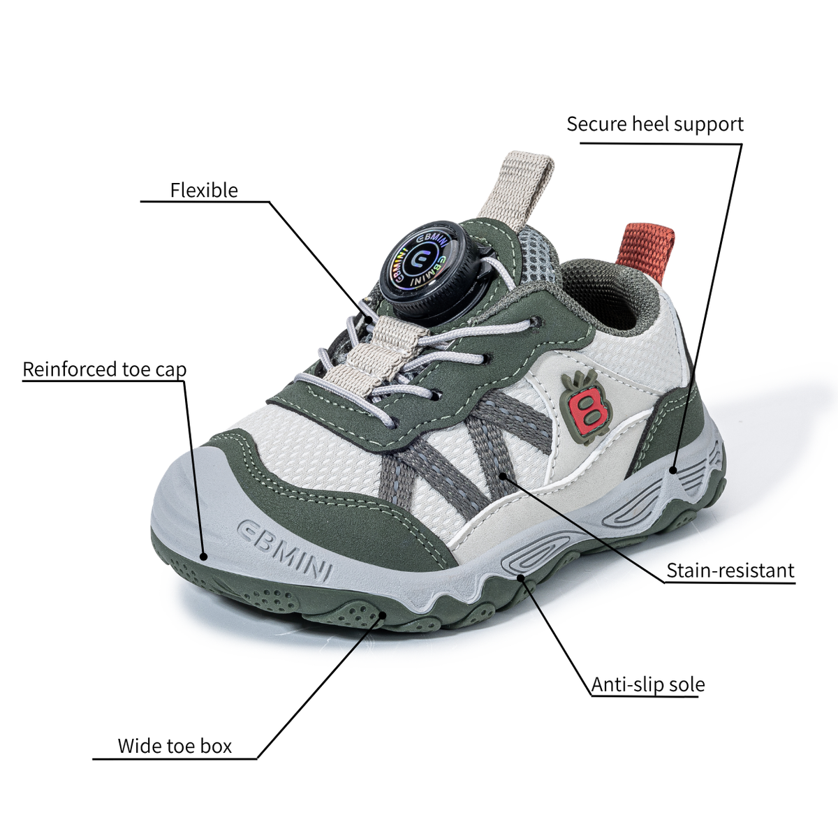 Sesame - Barefoot Wide Toe Sneaker - Toddler Boys Girls
