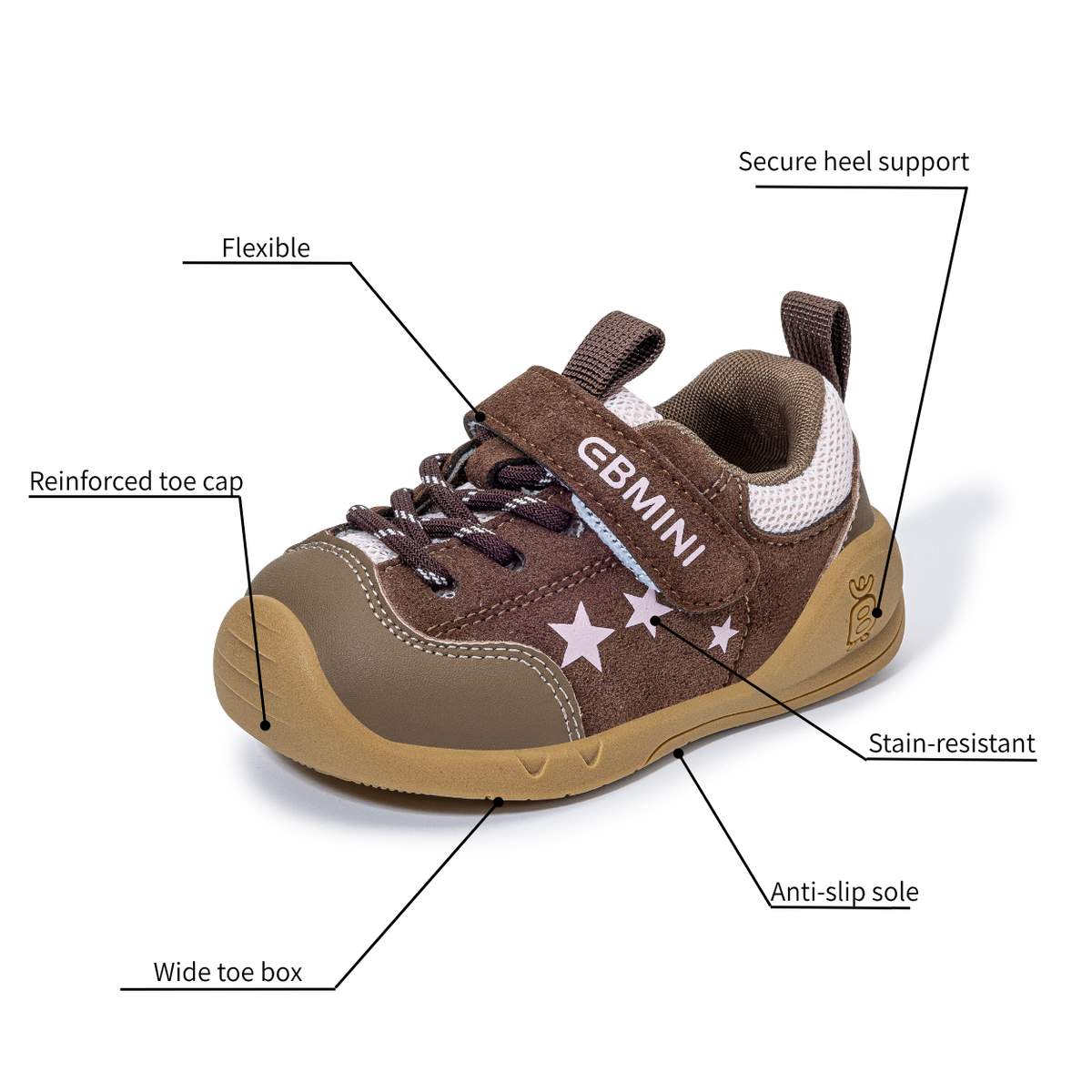 Sesame - Barefoot Wide Toe Sneaker - Toddler Boys Girls