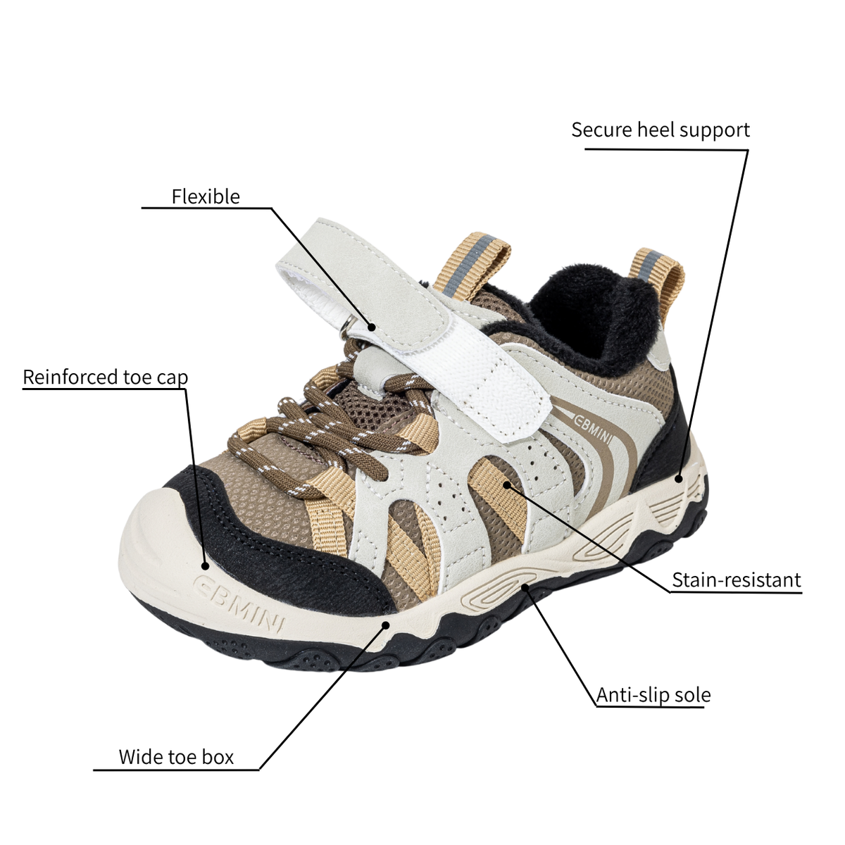Woolly - Barefoot Wide Toe Sneaker - Boys Girls