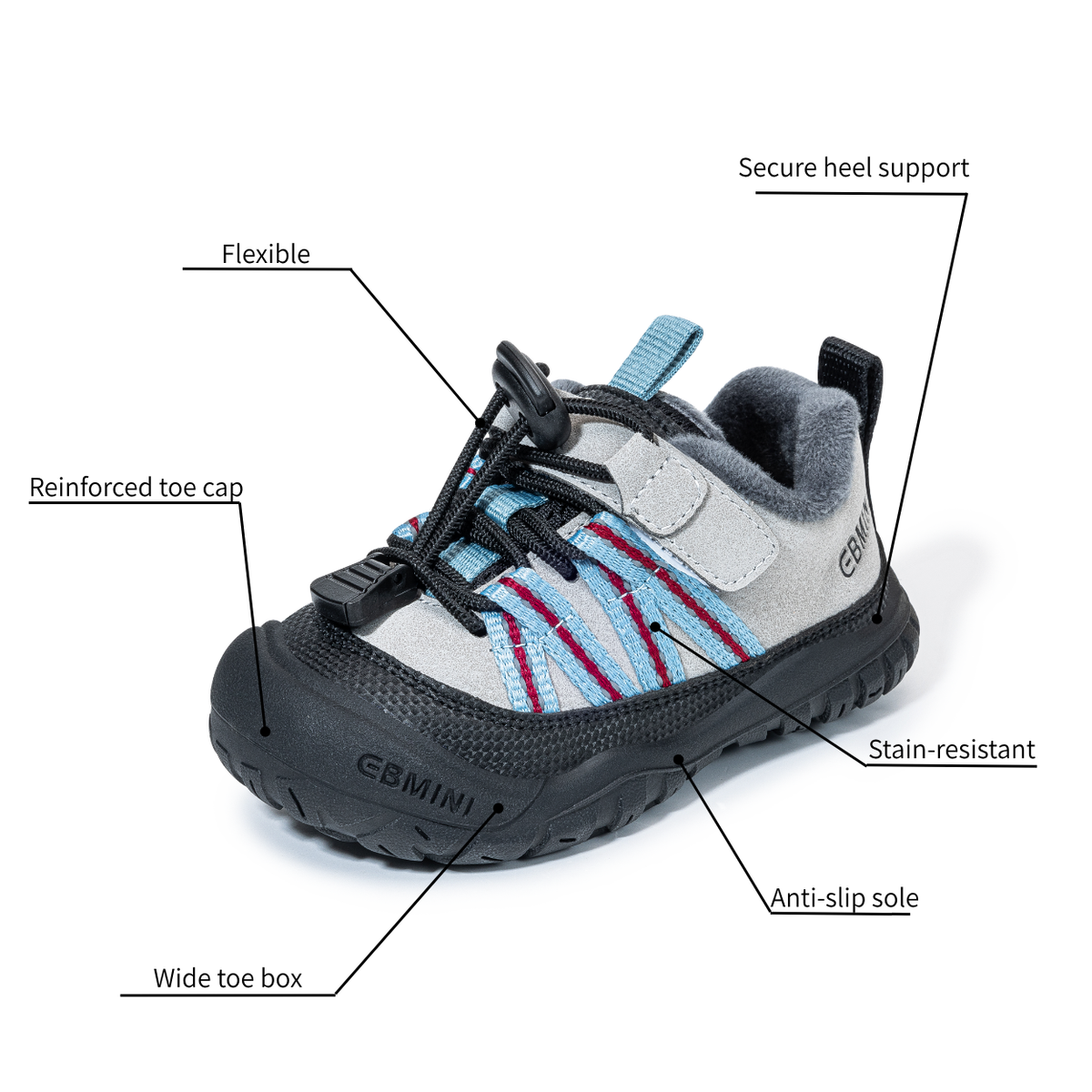 Sundlet - Barefoot Wide Toe Sneaker - Toddler Boys Girls
