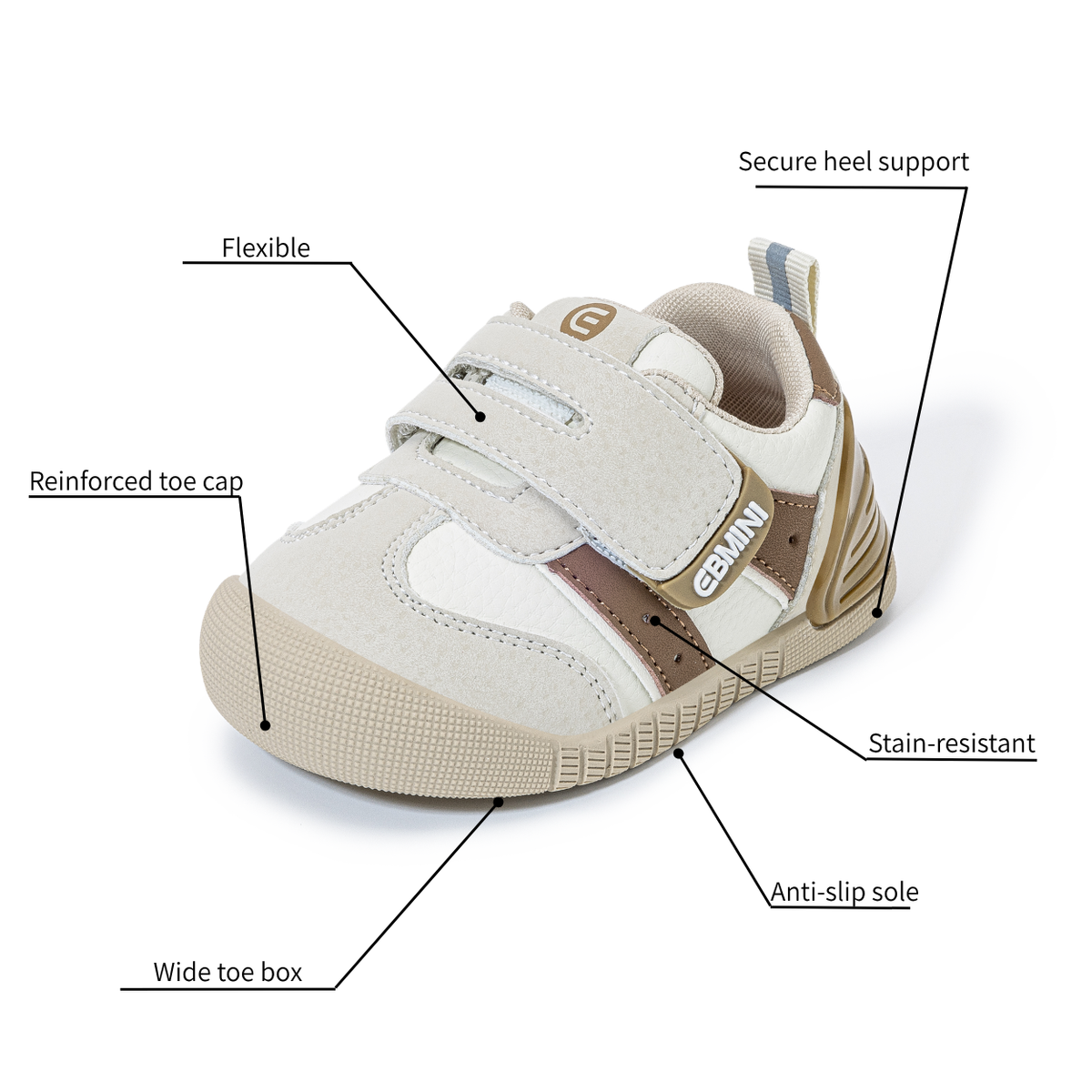 Dove - Barefoot Wide Toe Sneaker - Toddler Boys Girls