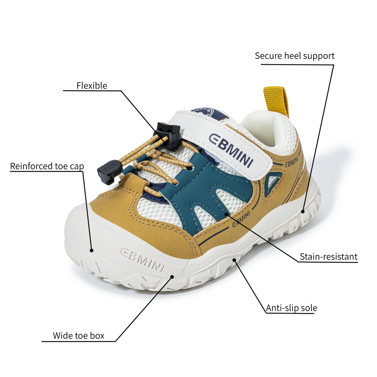 Sundae - Barefoot Wide Toe Sneaker - Toddler Boys Girls