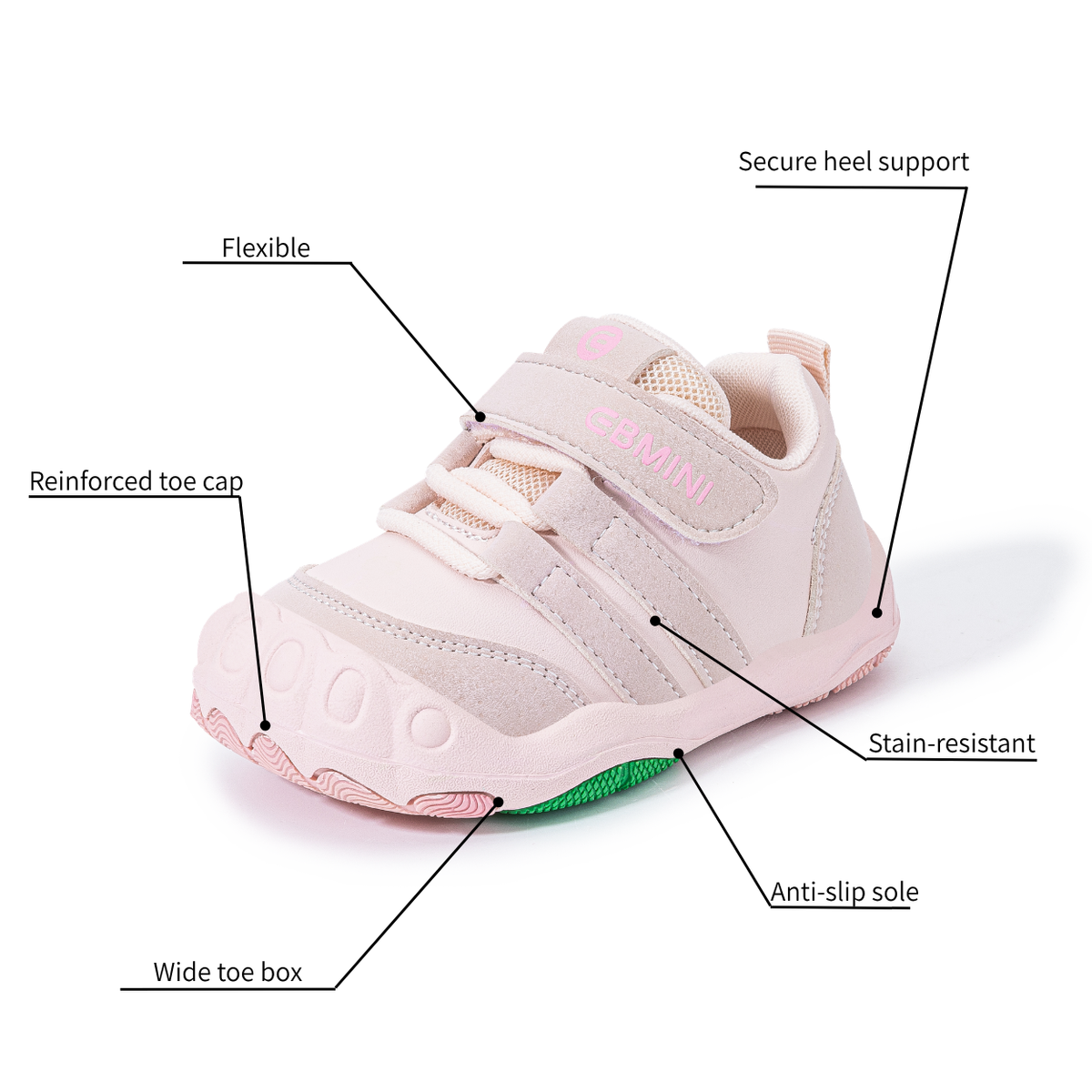 Zest - Barefoot Wide Toe Sneaker - Toddler Boys Girls
