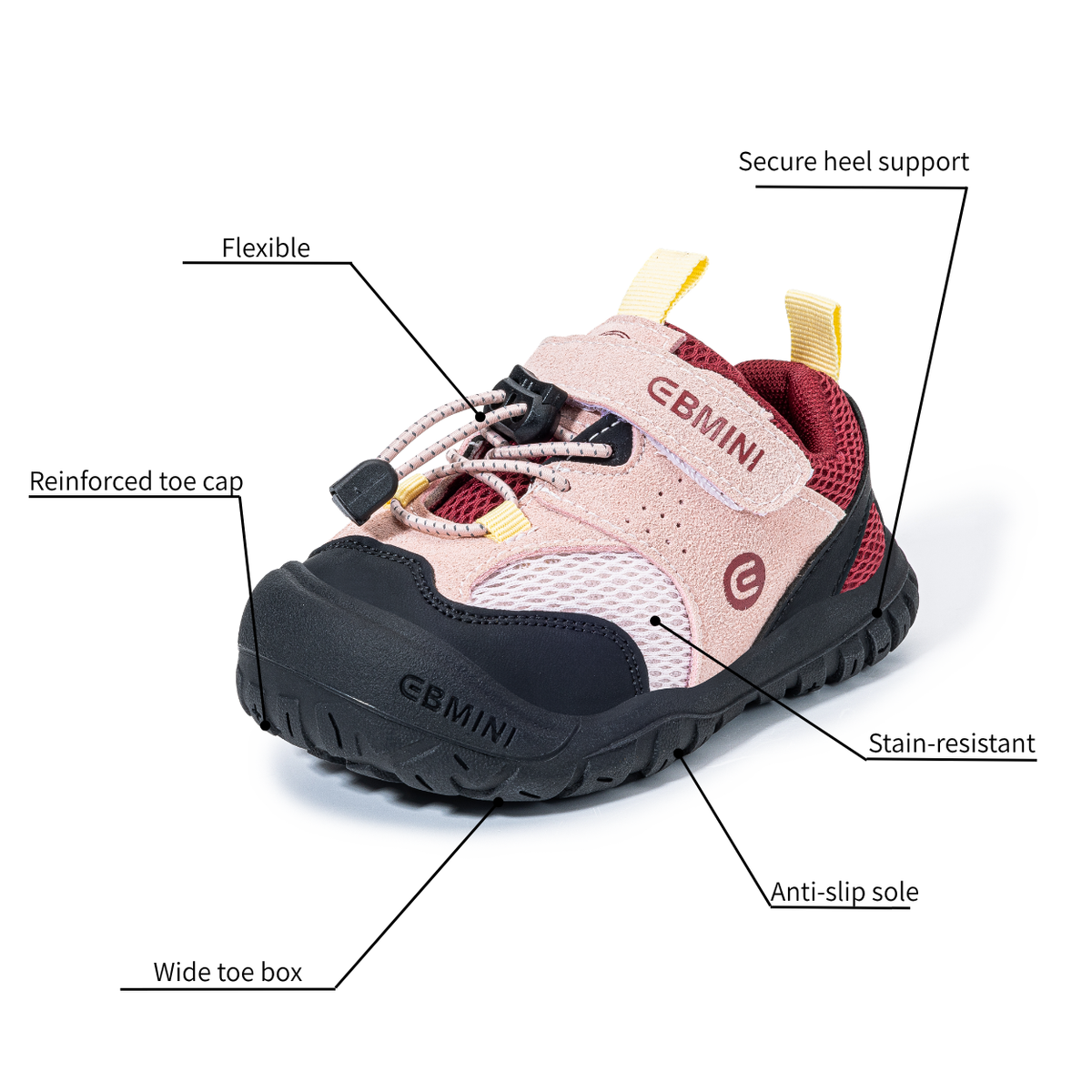 Trail - Barefoot Wide Toe Sneaker - Toddler Boys Girls