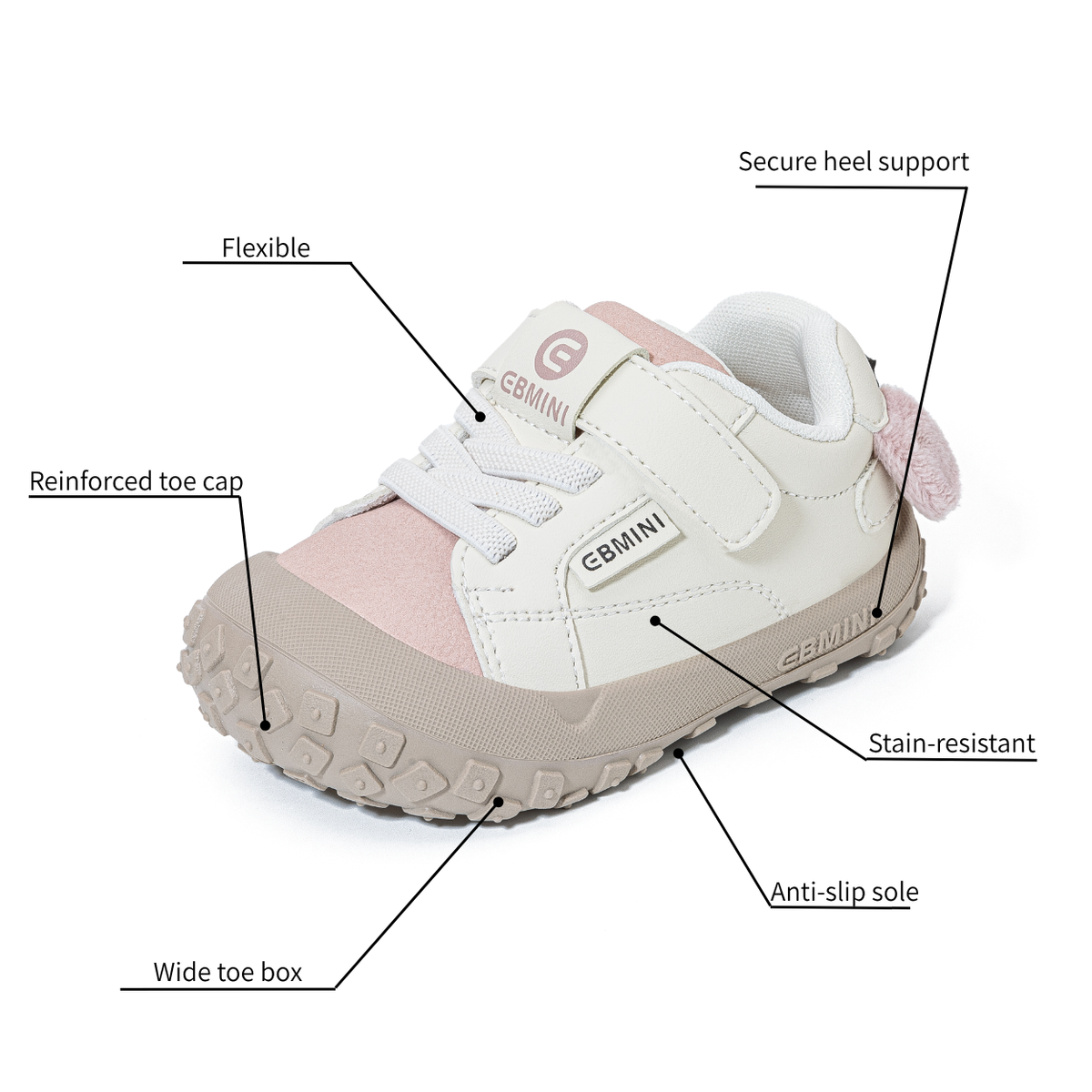 Pippin - Barefoot Wide Toe Sneaker - Toddler Boys Girls