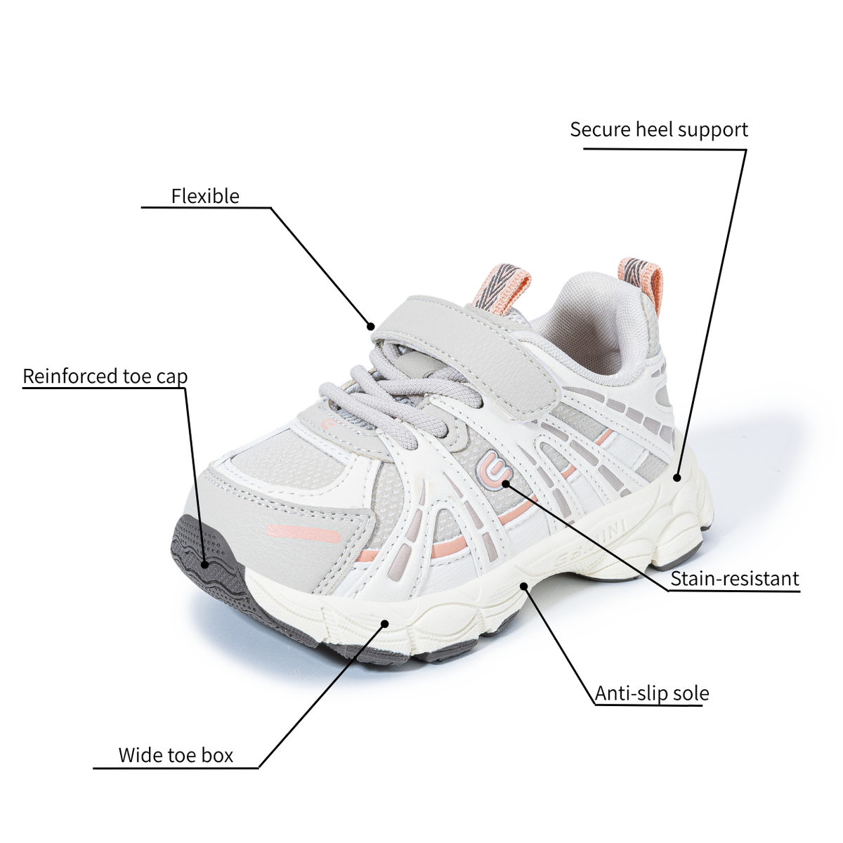 Twinkletoe - Barefoot Wide Toe Sneaker - Toddler Boys Girls