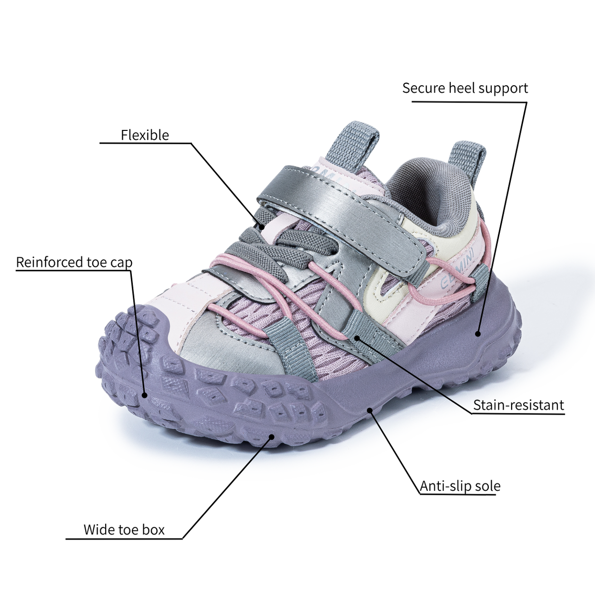 Rosy - Barefoot Wide Toe Sneaker - Toddler Boys Girls