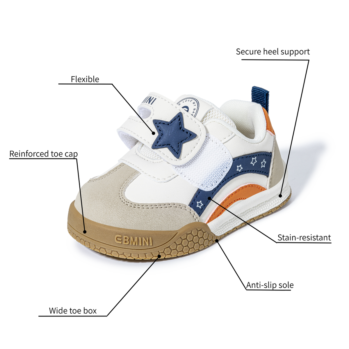 Lark - Barefoot Wide Toe Sneaker - Toddler Boys Girls