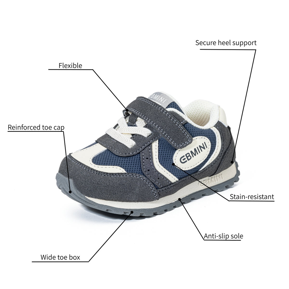 Pip - Barefoot Canvas Wide Toe Sneaker - Toddler Boys Girls