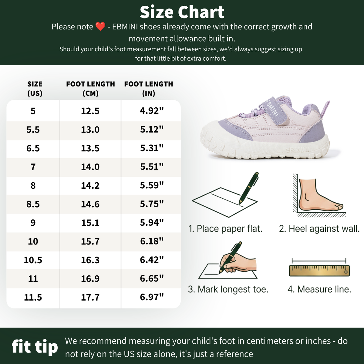 Ember - Barefoot Flexible Sneaker - Toddler Boys Girls