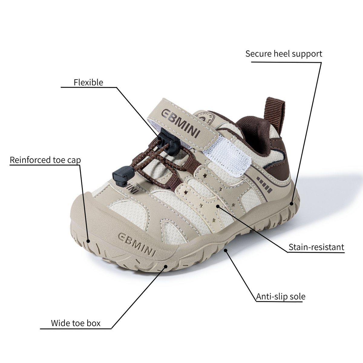 Pipkin - Barefoot Wide Toe Sneaker - Toddler Boys Girls