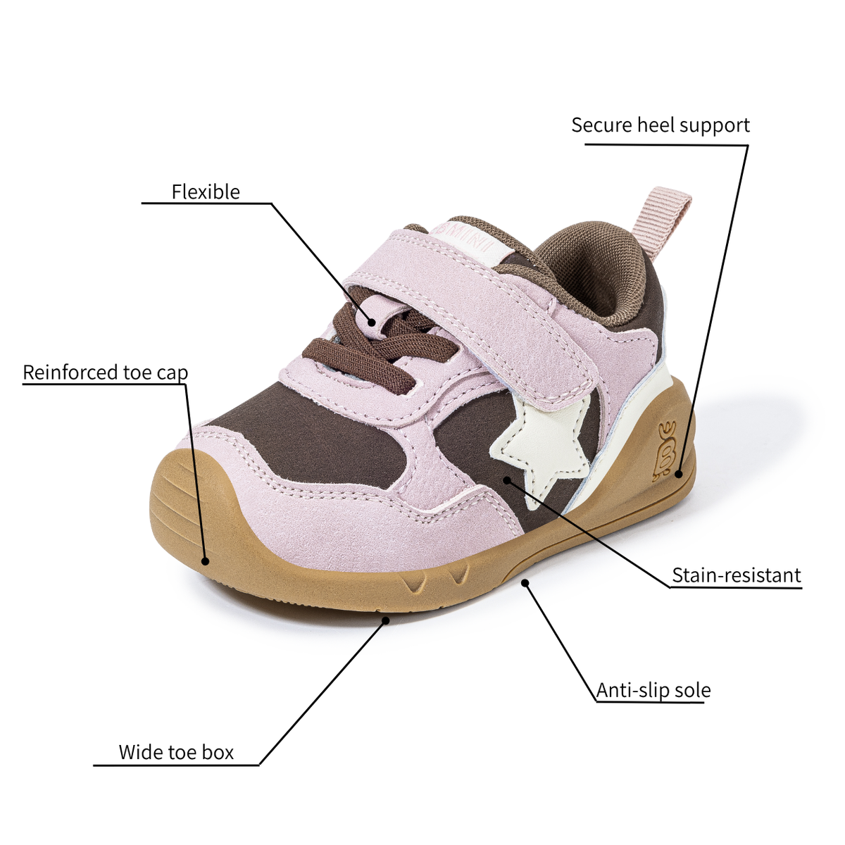 Cocoa - Barefoot Wide Toe Sneaker - Toddler Boys Girls