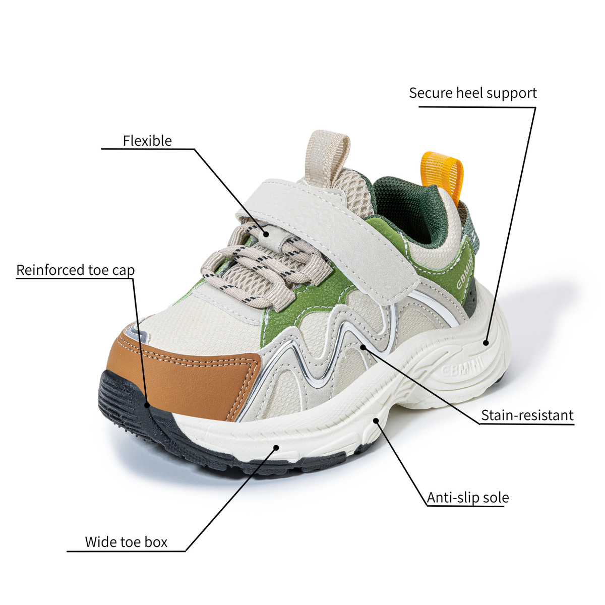 Scamp - Barefoot Wide Toe Sneaker - Toddler Boys Girls