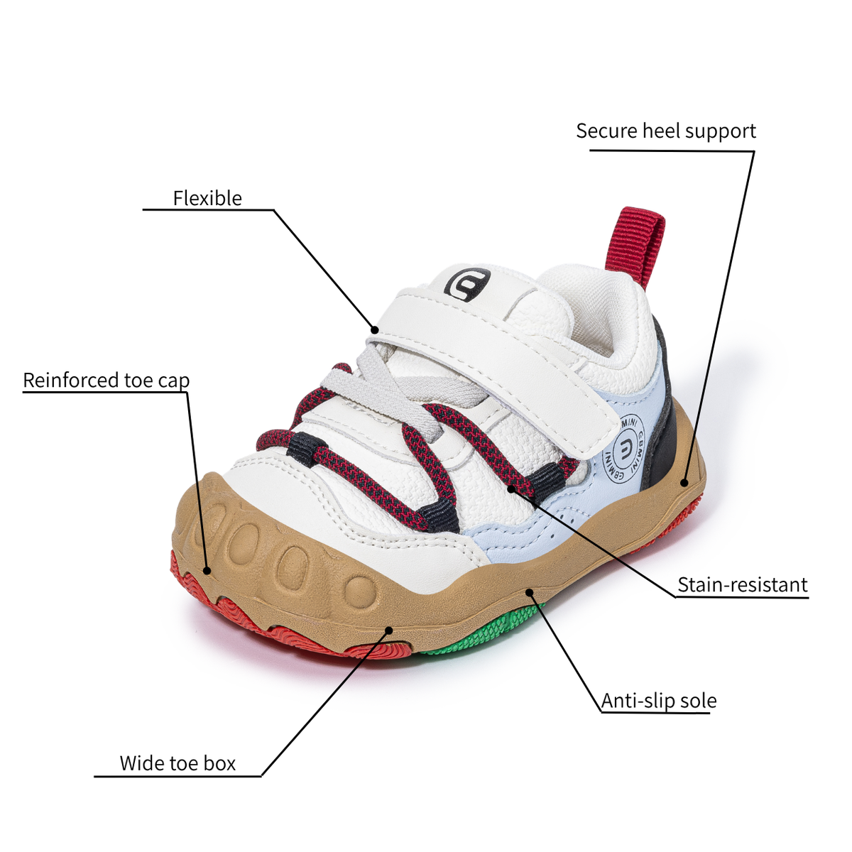 Mitten - Barefoot Wide Toe Sneaker - Toddler Boys Girls
