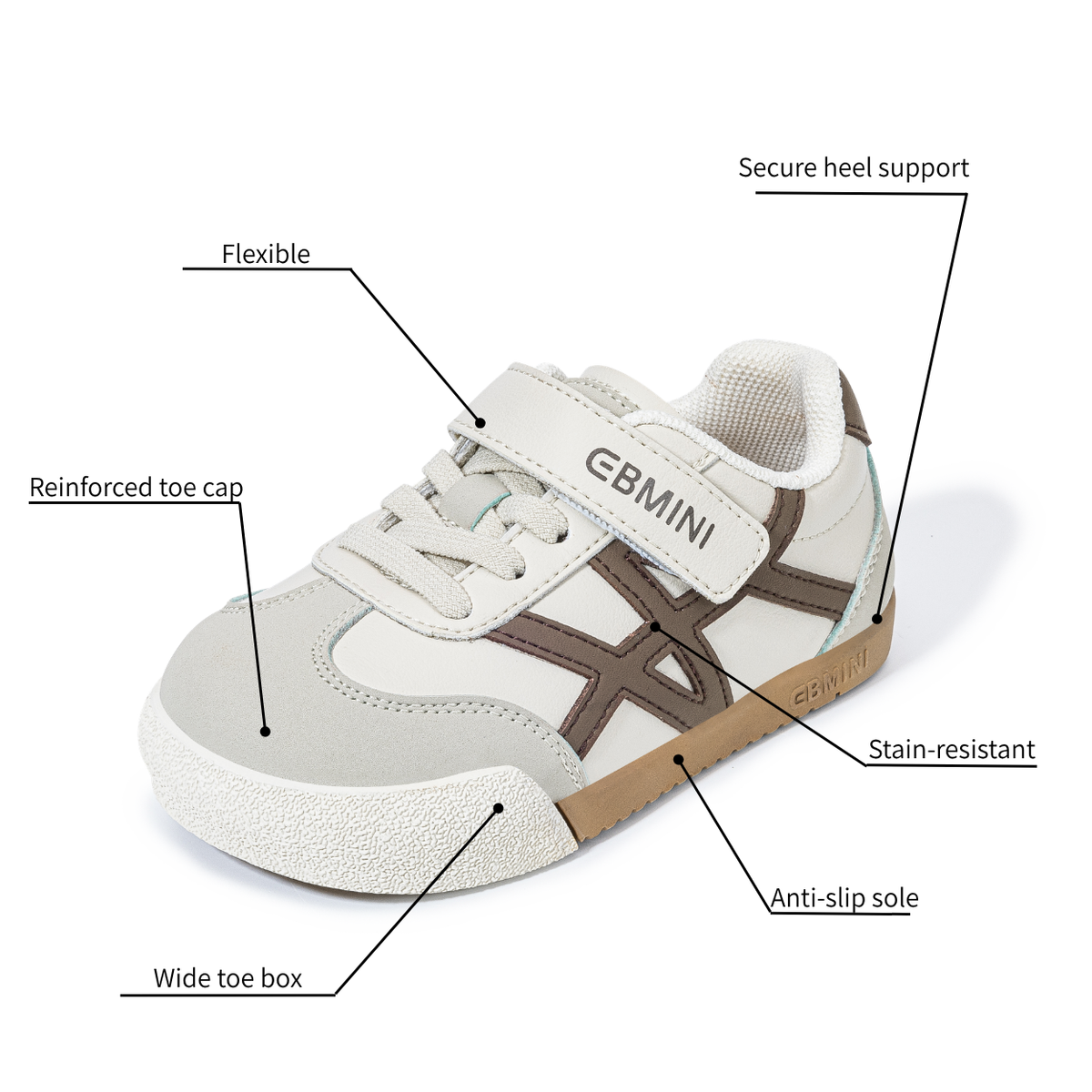 Trotter - Barefoot Wide Toe Sneaker - Toddler Boys Girls