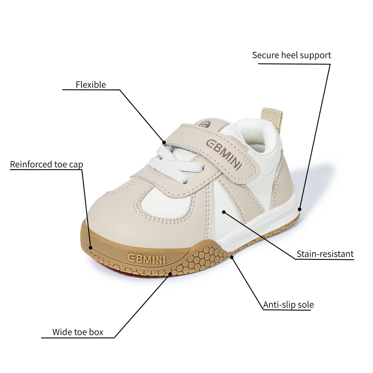 Sage - Barefoot Wide Toe Sneaker - Toddler Boys Girls