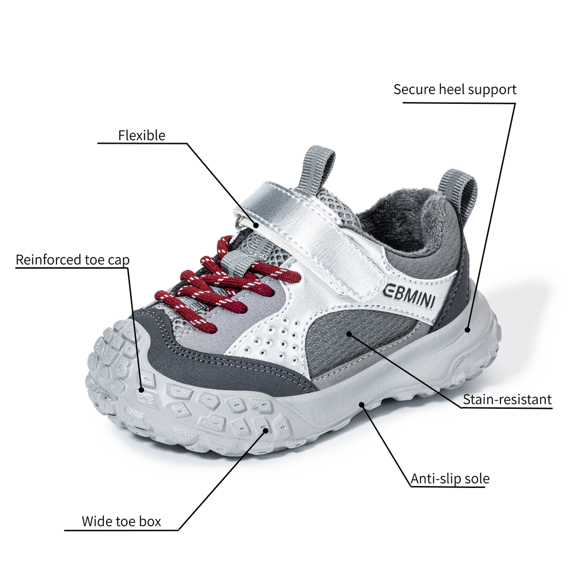 Barleycorn - Barefoot Chunky Sole Sneaker - Toddler Boys Girls