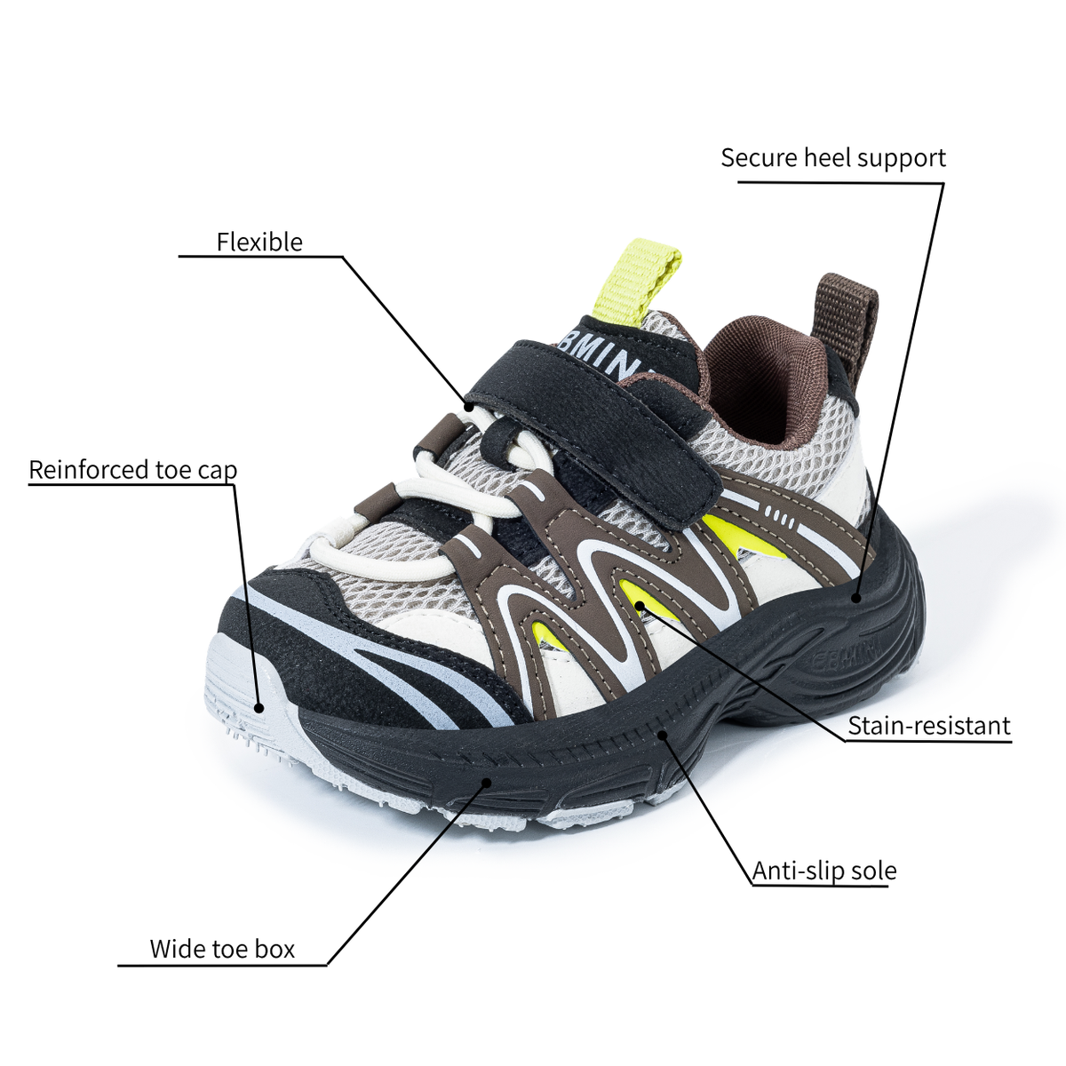 Whistle - Barefoot Wide Toe Sneaker - Toddler Boys Girls