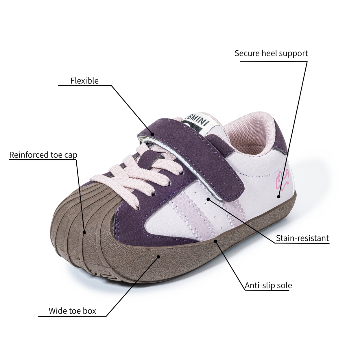Hopscotch - Barefoot Wide Toe Sneaker - Toddler Boys Girls