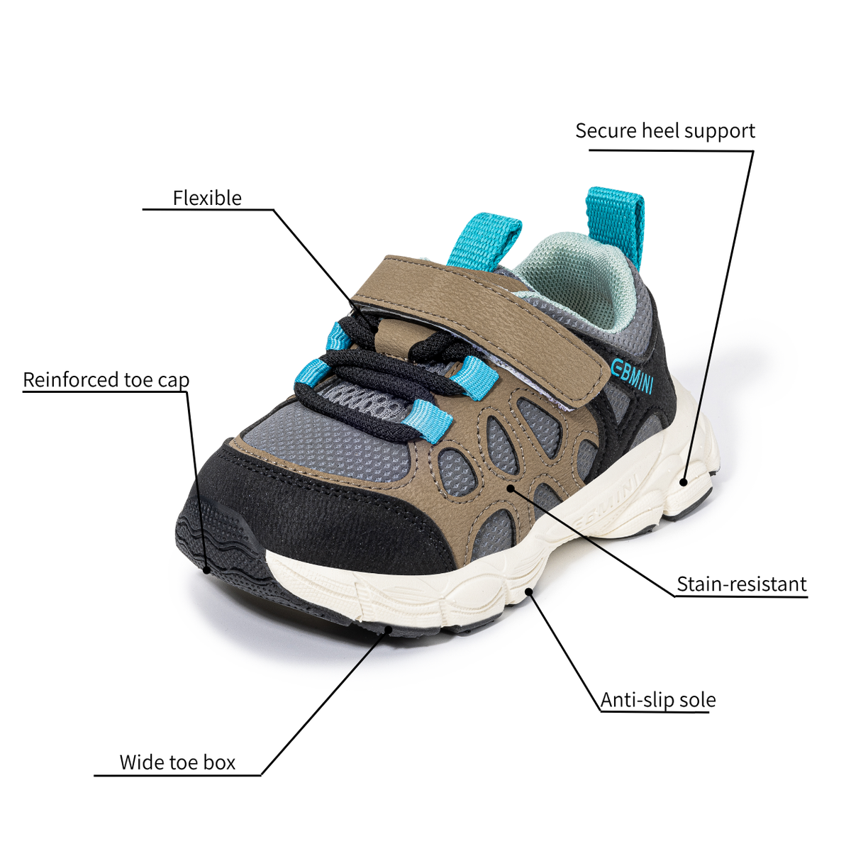Cobbler - Barefoot Wide Toe Sneaker - Toddler Boys Girls