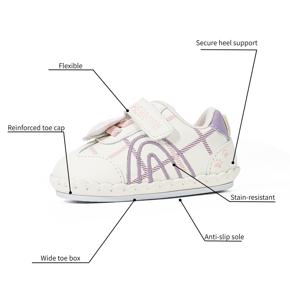 Wobble - Barefoot Wide Toe Sneaker - Toddler Boys Girls