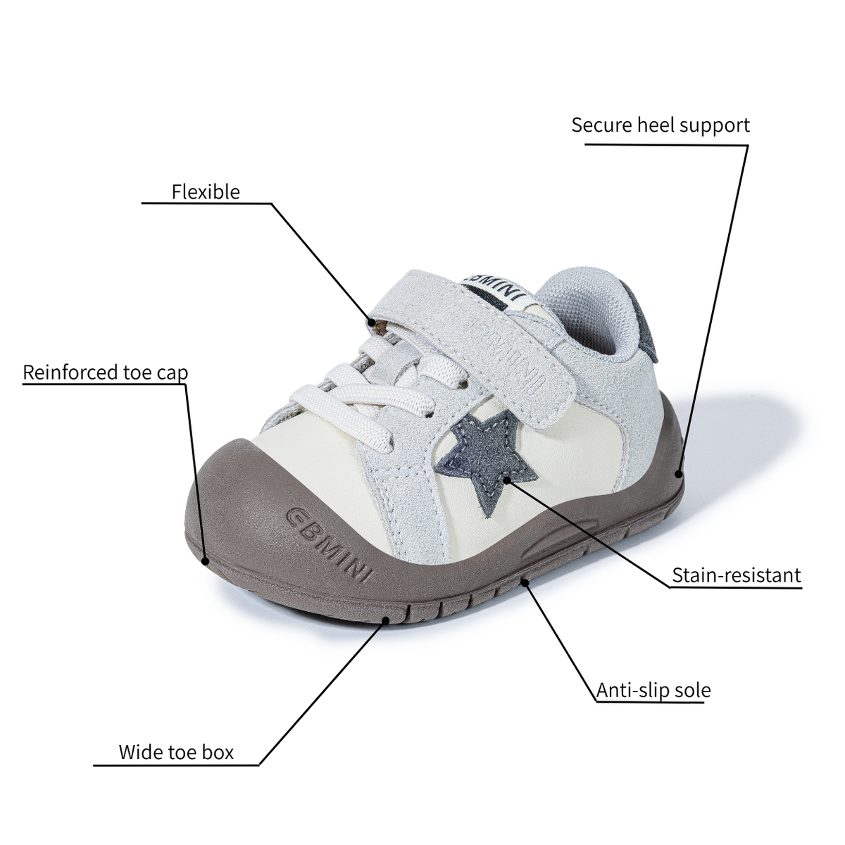 Sunny - Barefoot Wide Toe Sneaker - Toddler Boys Girls