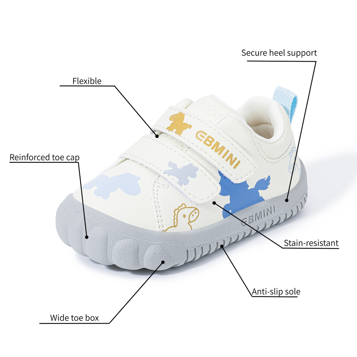 Freckle - Barefoot Wide Toe Sneaker - Toddler Boys Girls