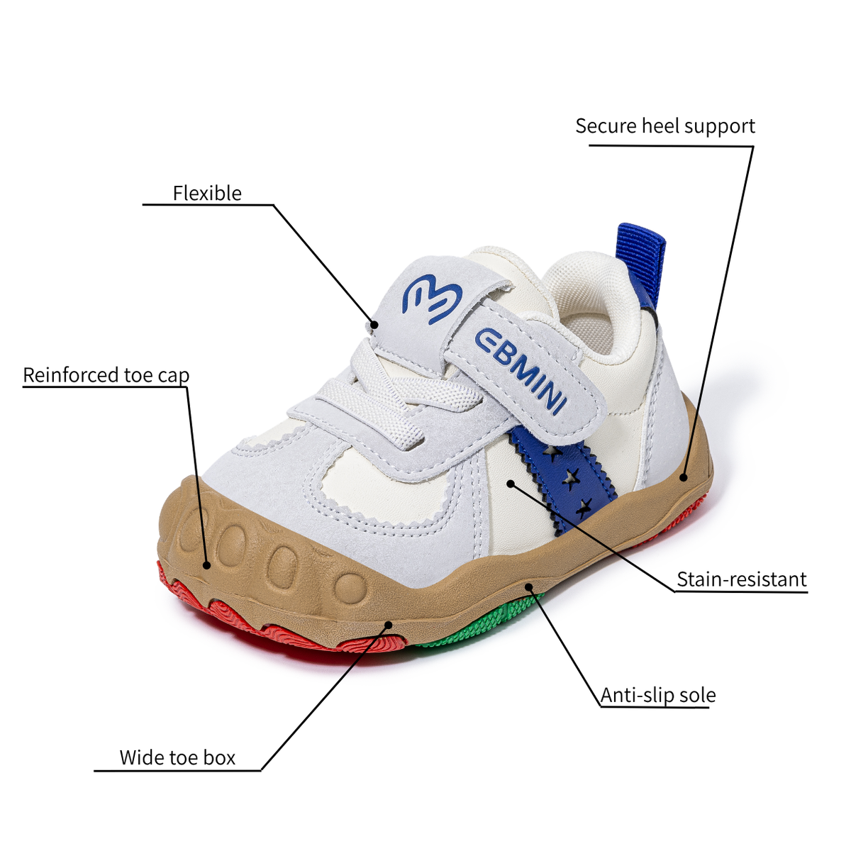 Teacup - Barefoot Wide Toe Sneaker - Toddler Boys Girls