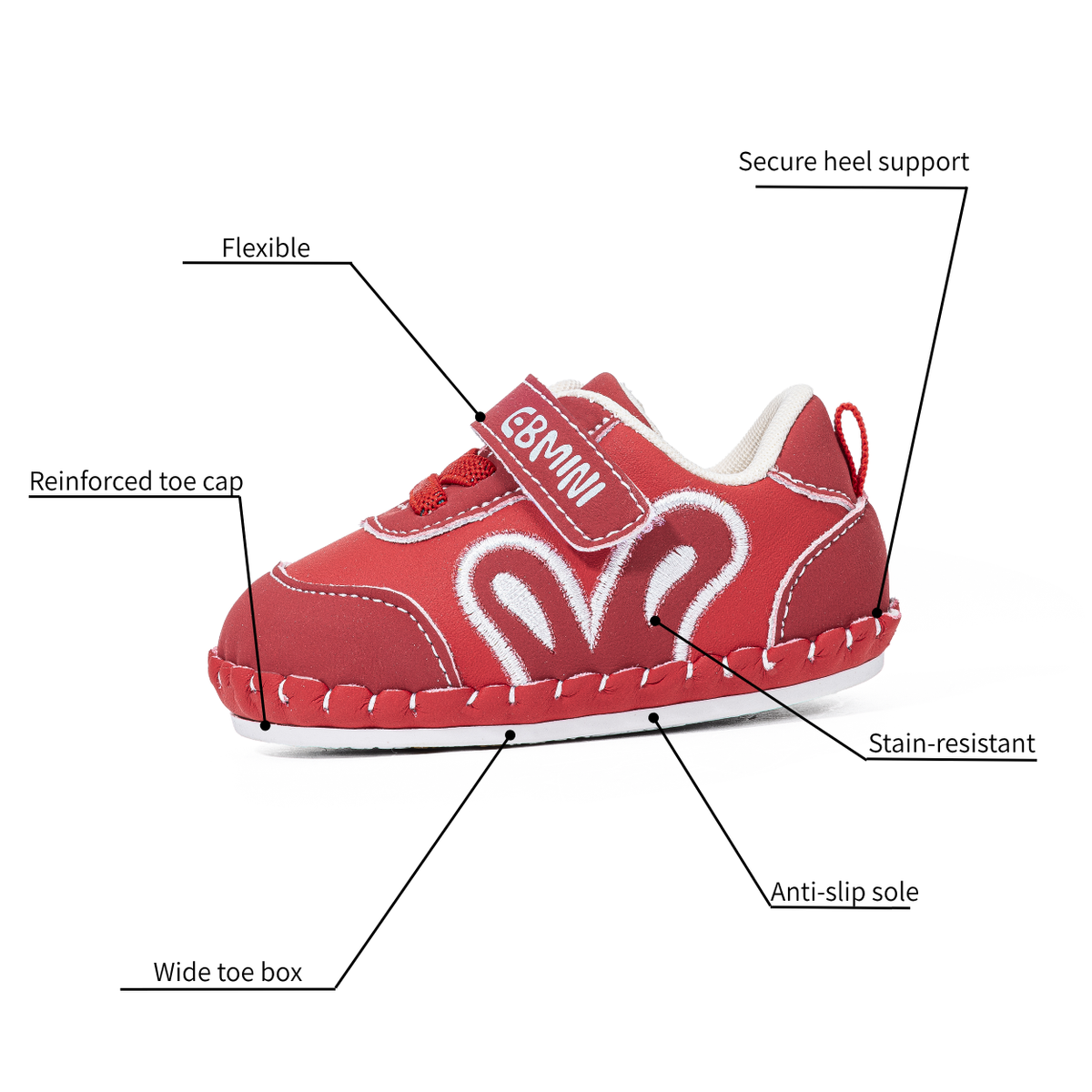 Dazzle - Barefoot Soft Sole Sneaker - Toddler Boys Girls