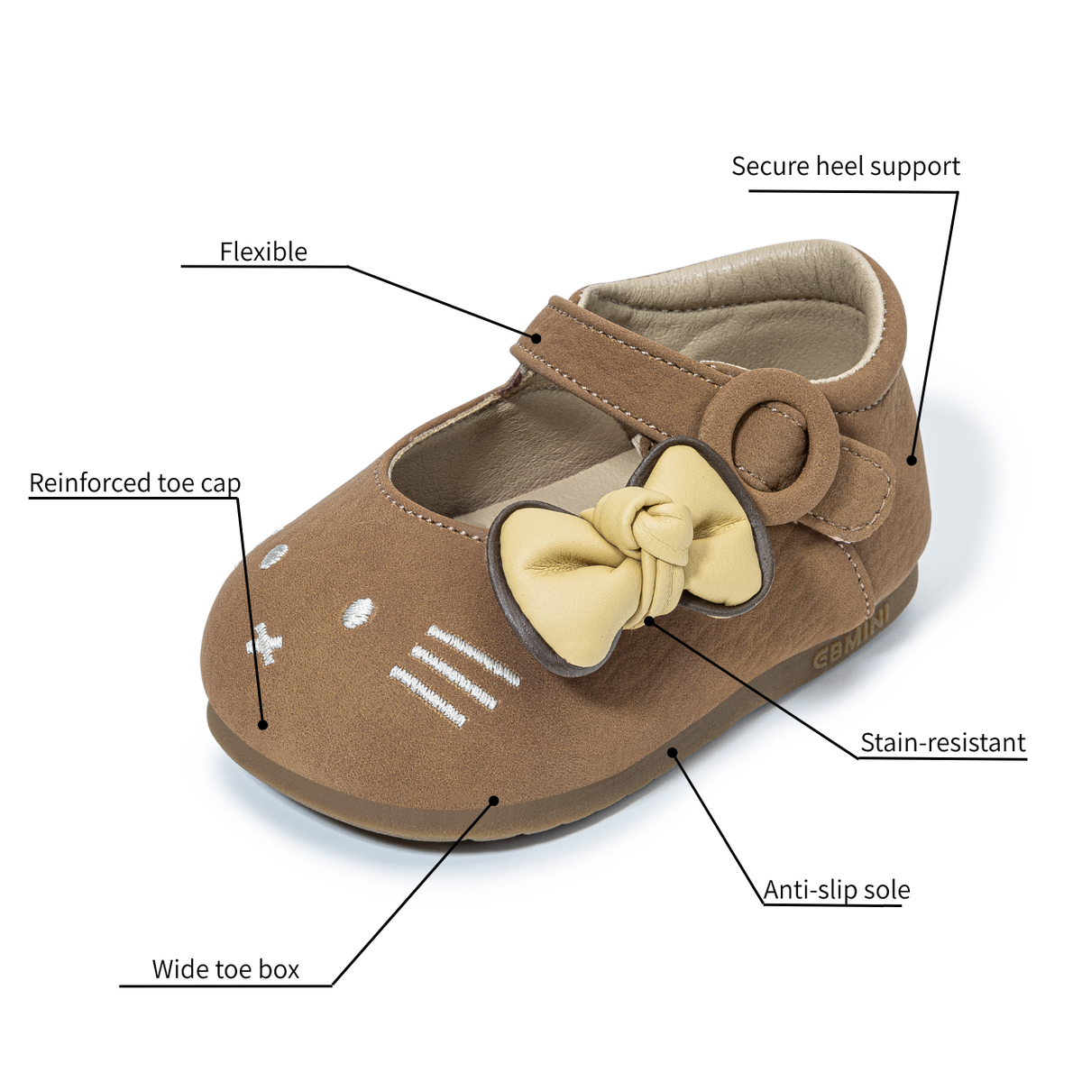 Fawnkin - Barefoot Mary Jane Sneaker - Toddler Girls