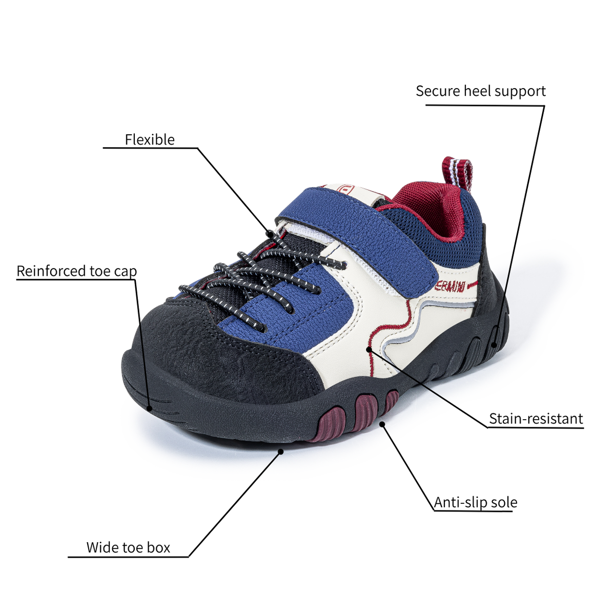 Bramble - Barefoot Wide Toe Sneaker - Toddler Boys Girls